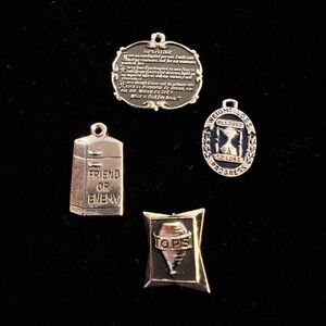 VTG TOPS Charm and Pin Set